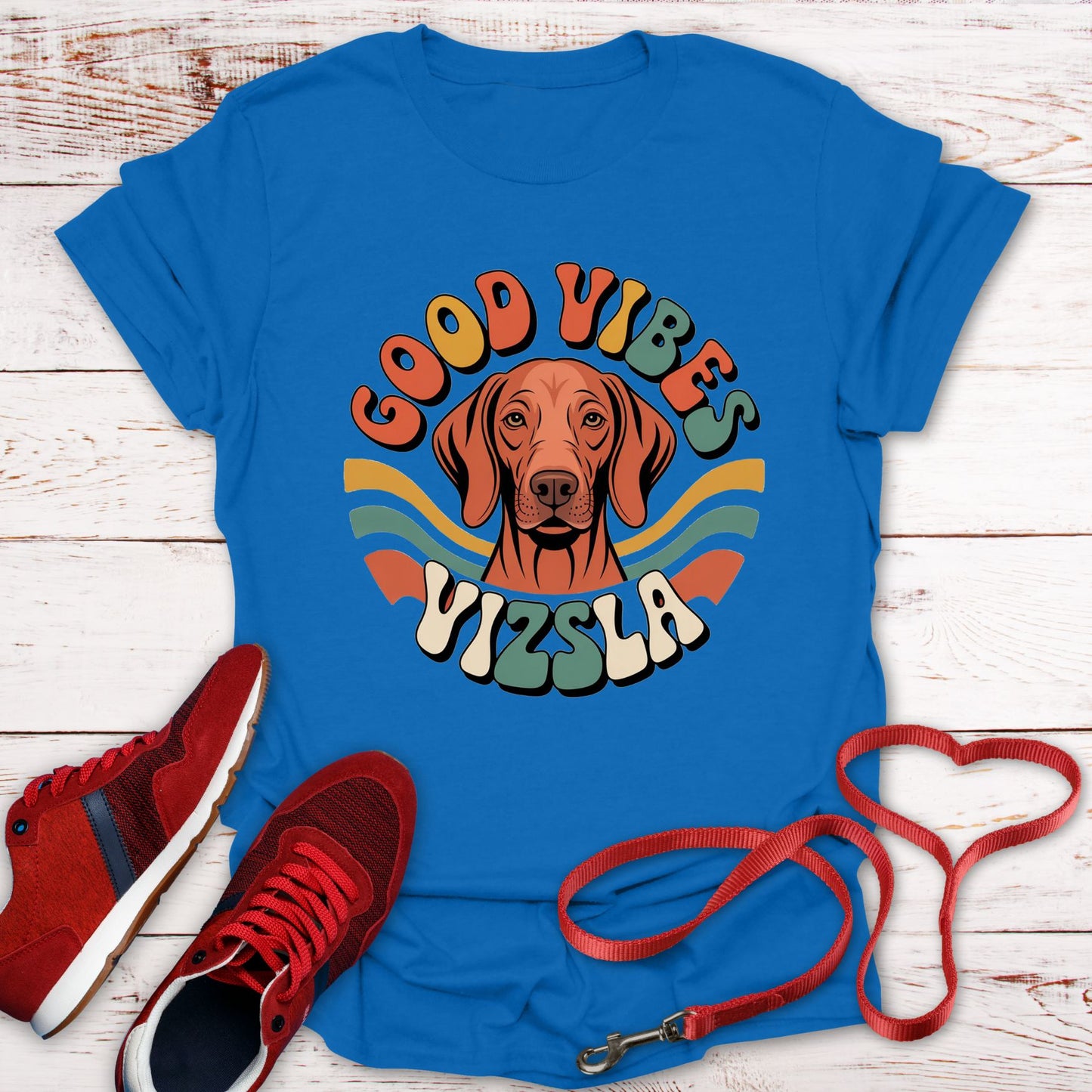 Good Vibes: That Cool Vizsla Look T-Shirt