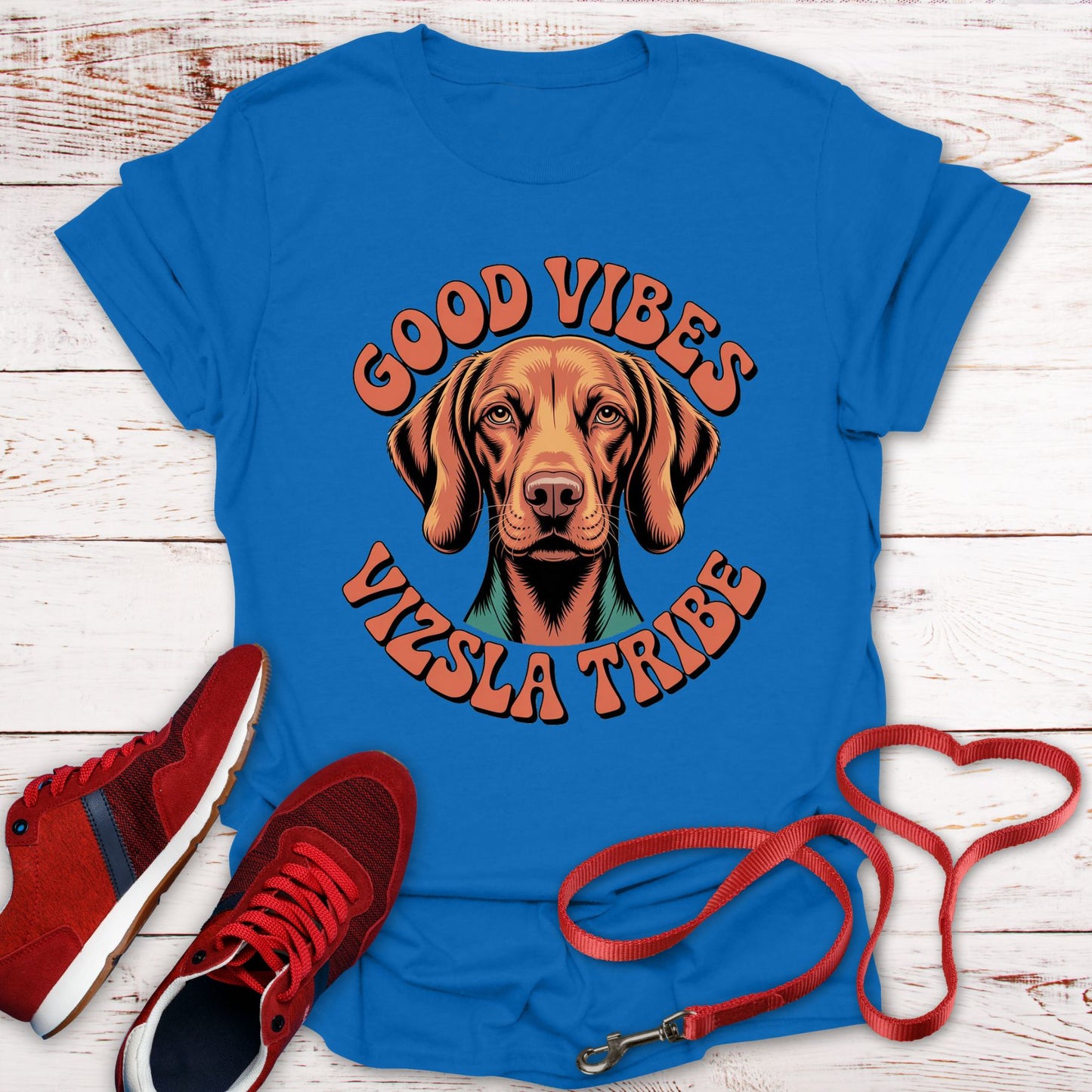 Good Vibes & Vizsla Tribe: Vintage Style Tee