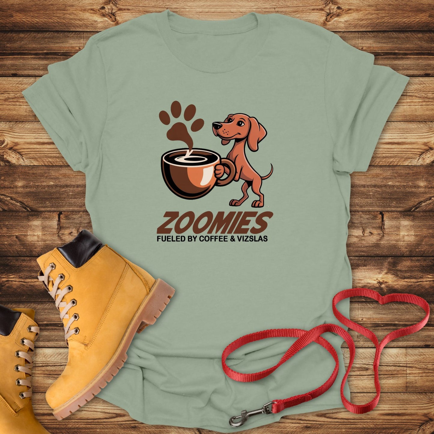 Zoomies: Fueled by Coffee and Vizsla Energy