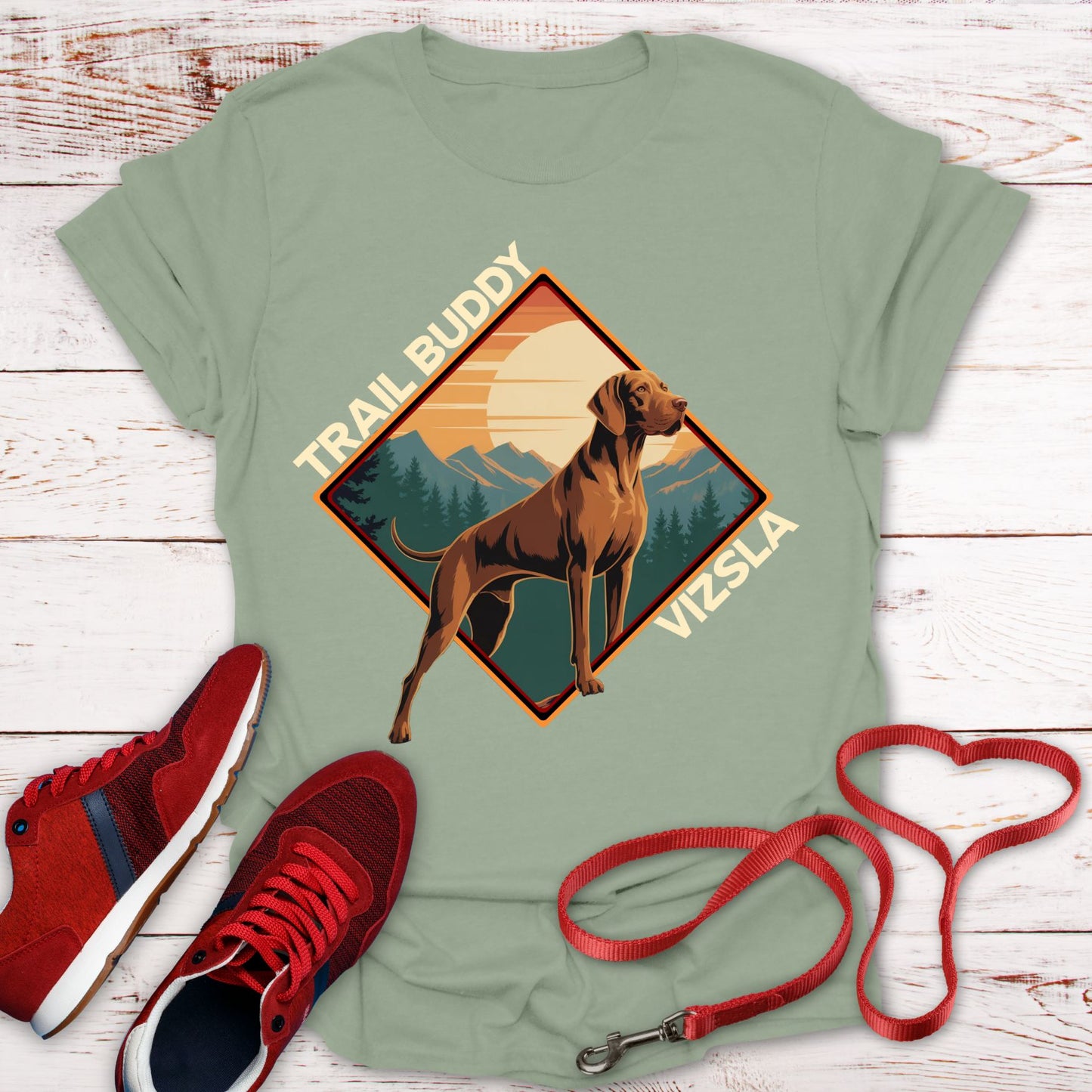 Trail Buddy Vizsla: Proud, Loyal, and Majestic