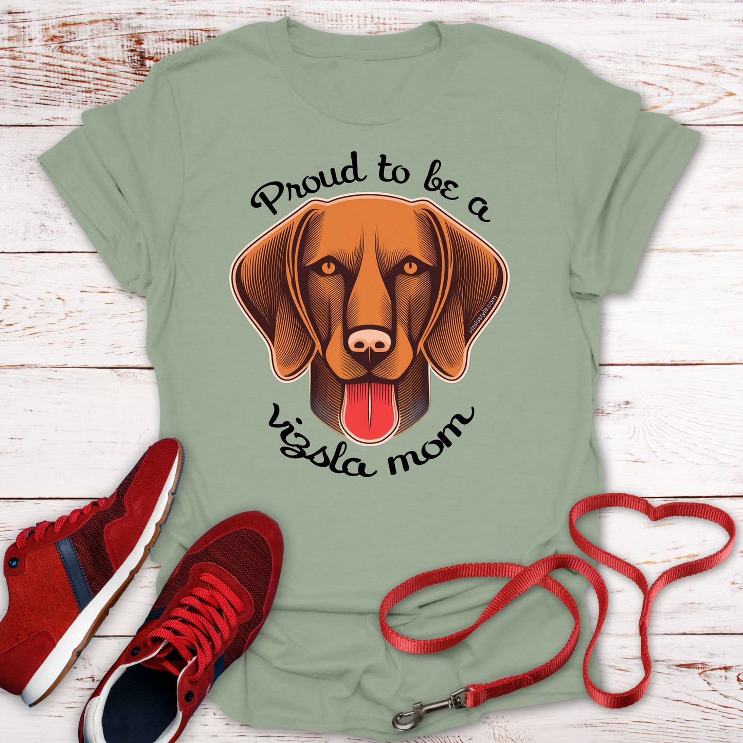 Proud To Be A Vizsla Mom T-Shirt