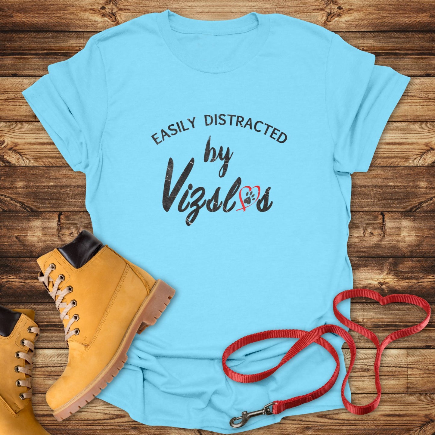 Easily Distracted By Vizslas T-Shirt