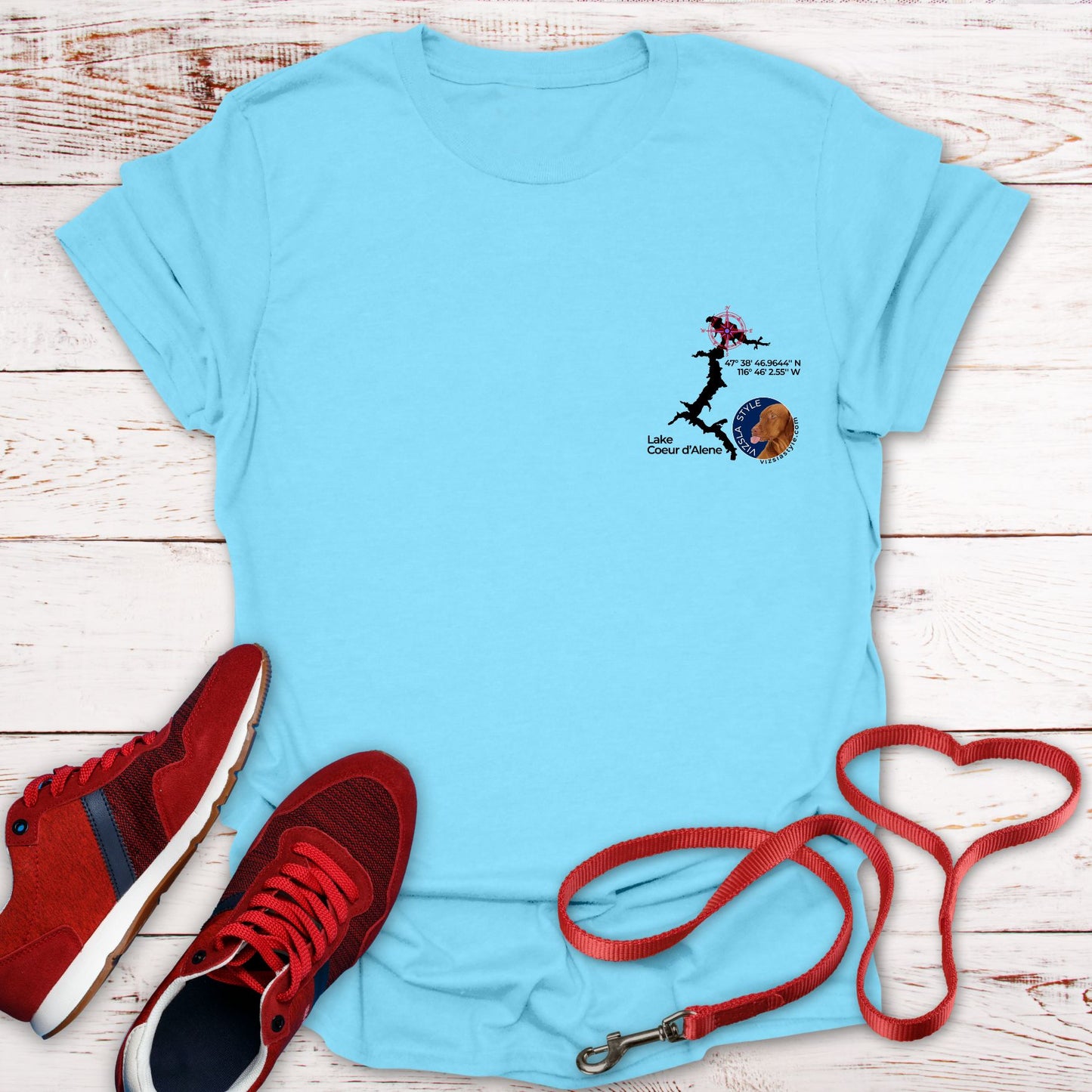 Lake CDA - Vizsla Style All Around Sports T-shirt