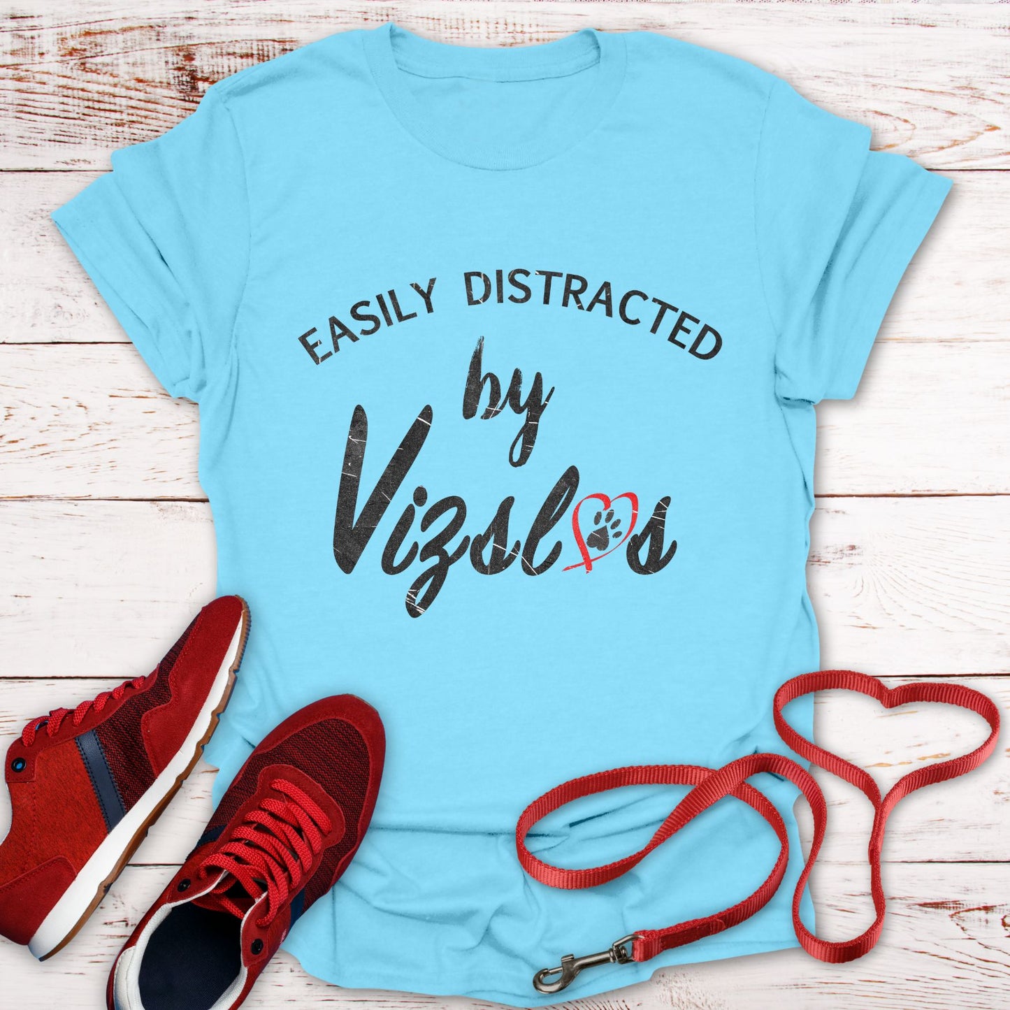 Easily Distracted By Vizslas T-Shirt