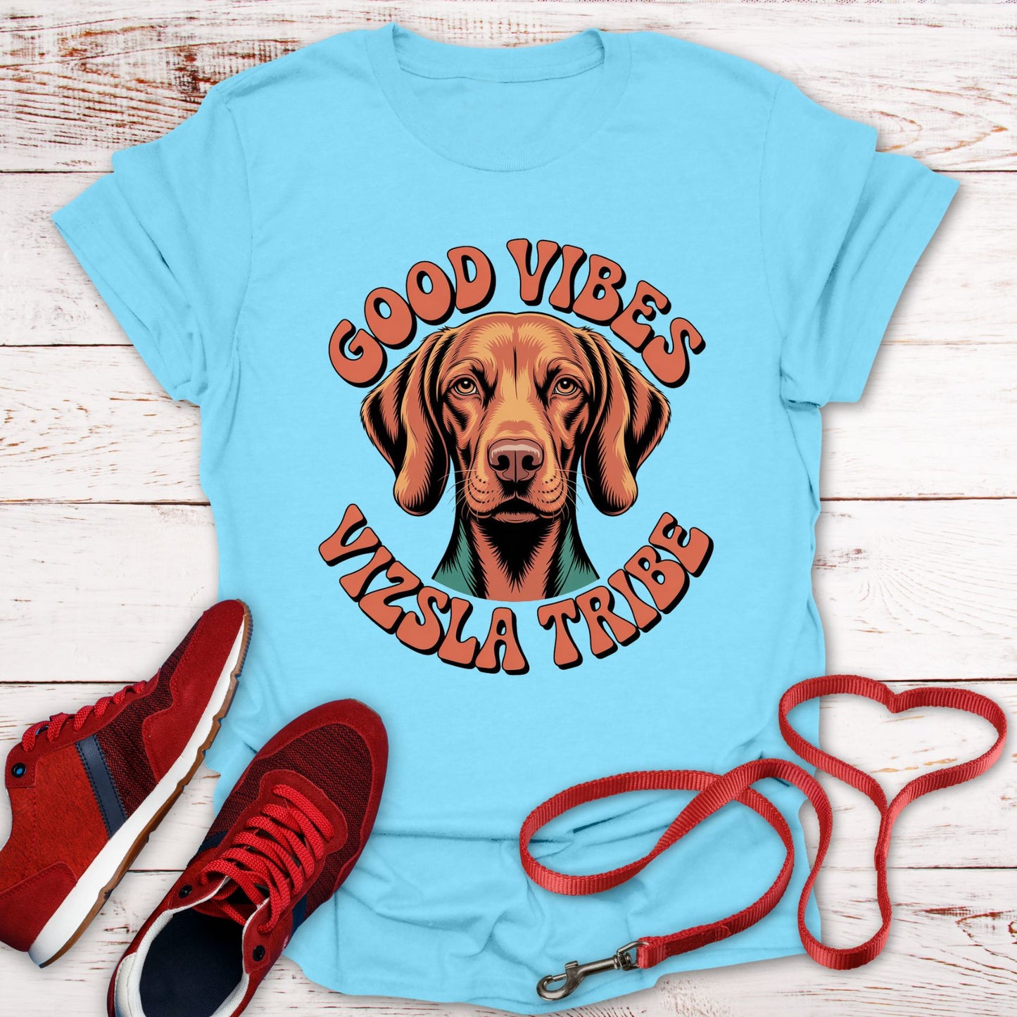 Good Vibes & Vizsla Tribe: Vintage Style Tee