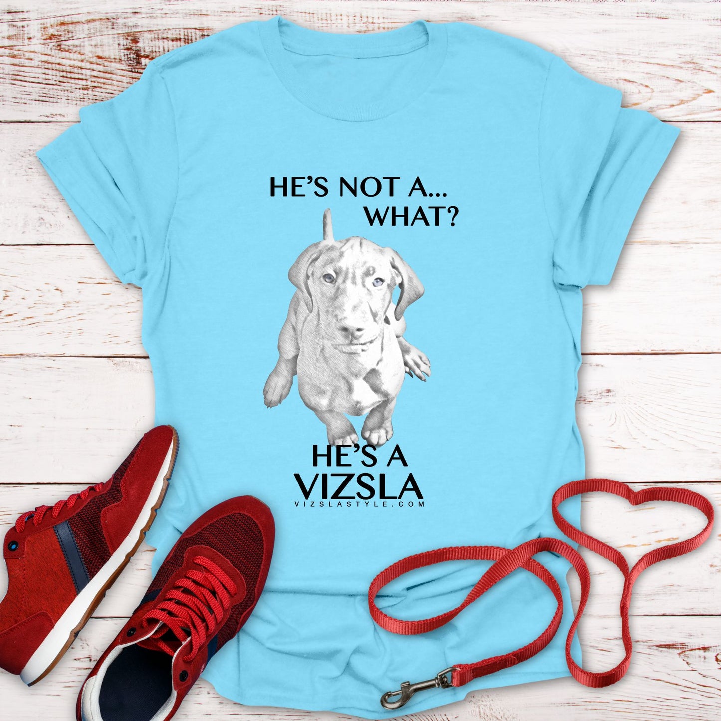 He's Not A What... He's A Vizsla - All Around Sports T-shirt