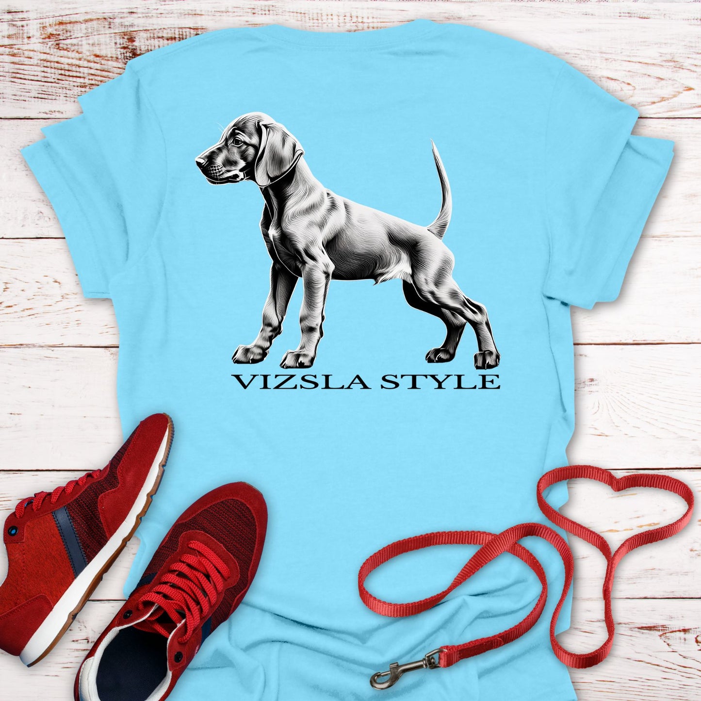 Vizsla Style Puppy T-Shirt - Double Sided