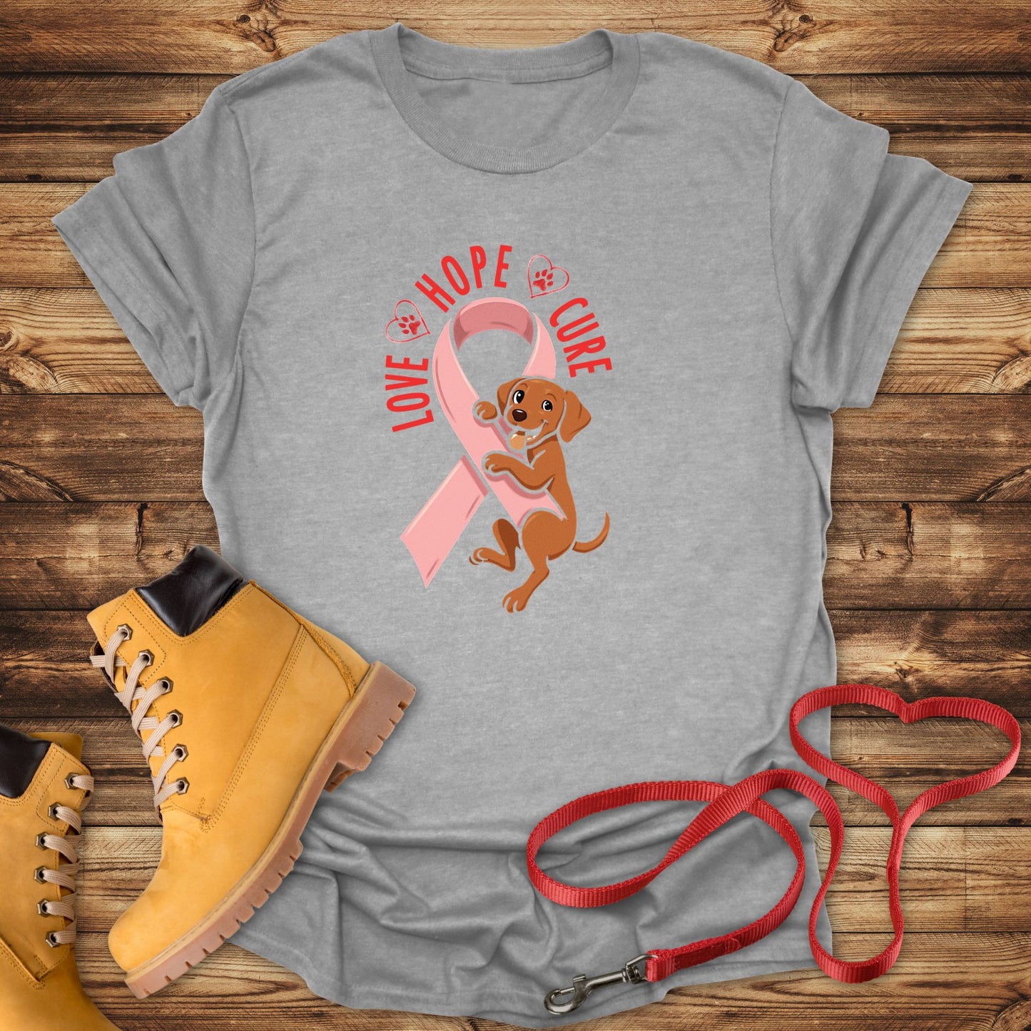 Hope, Love, and Vizsla Paws for the Cure