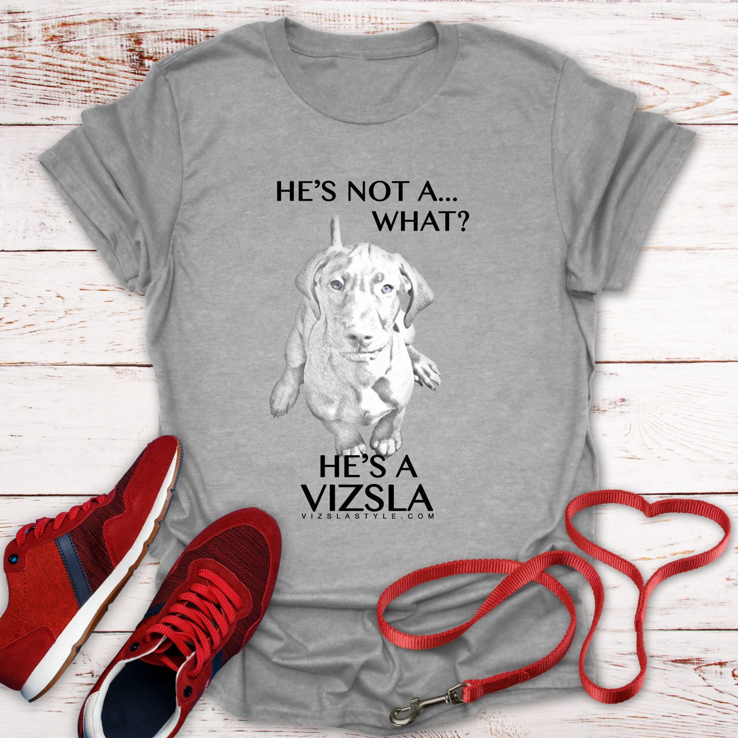 He's Not A What... He's A Vizsla - All Around Sports T-shirt