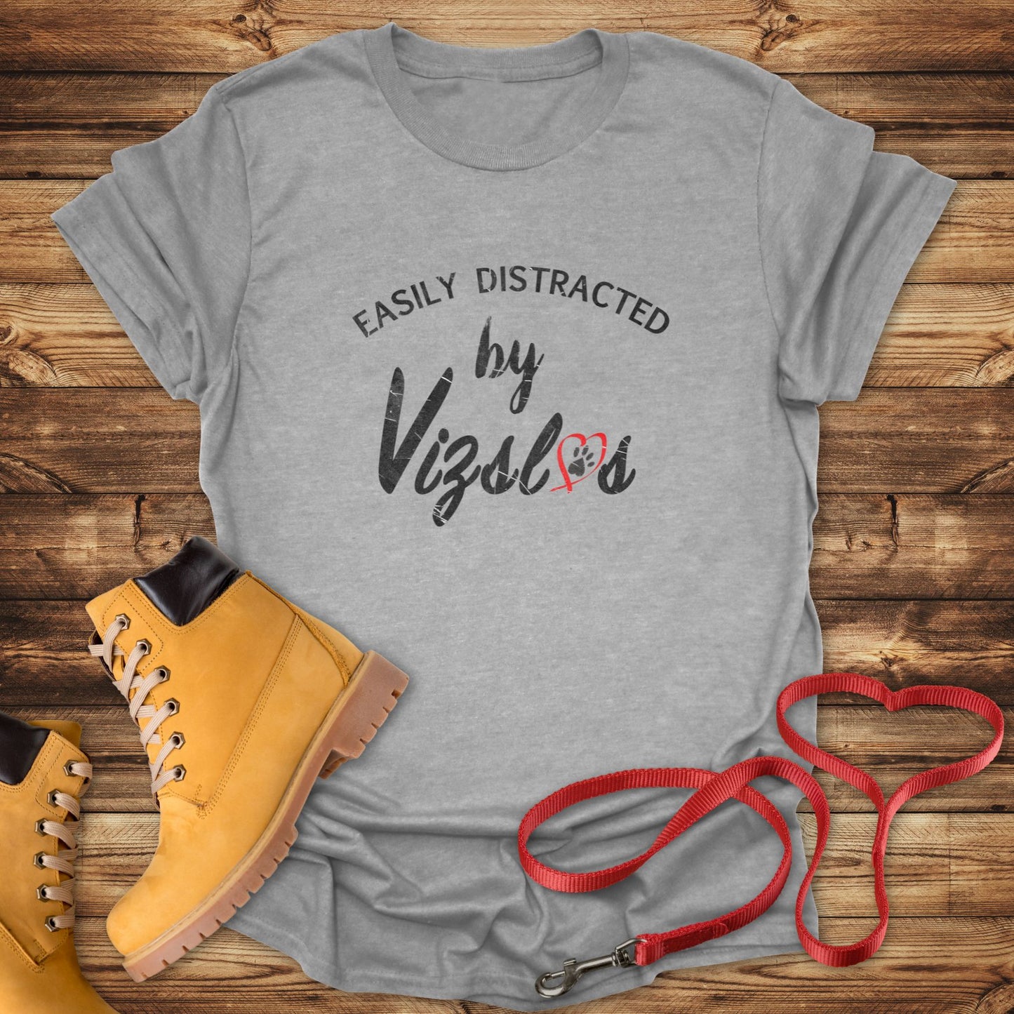 Easily Distracted By Vizslas T-Shirt