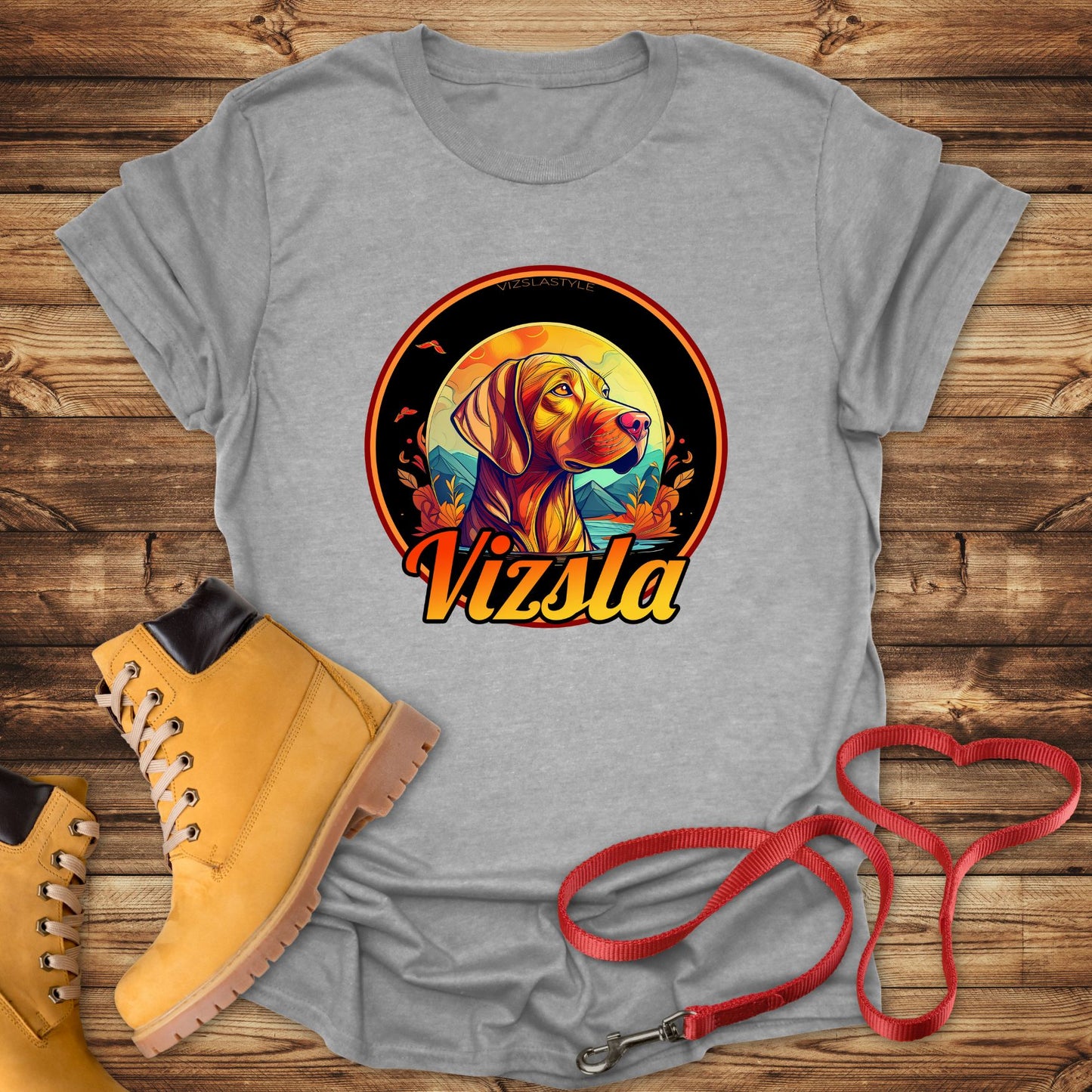 Vizsla: Majestic Fall Colors, Proud Mountain Dog