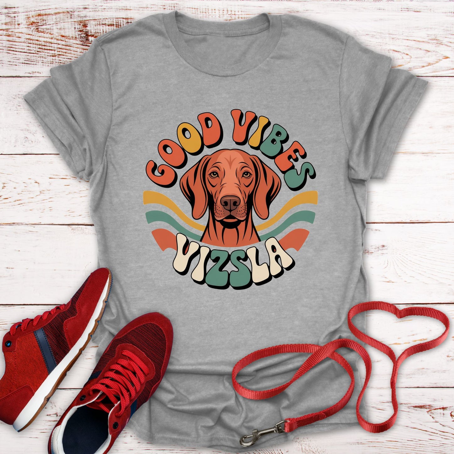 Good Vibes: That Cool Vizsla Look T-Shirt