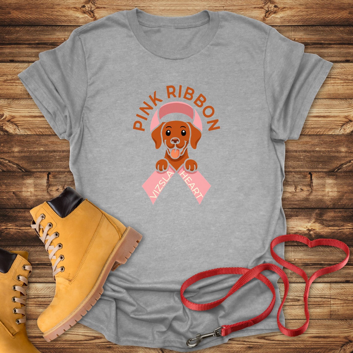 Pink Ribbon, Vizsla Heart: Fighting Together