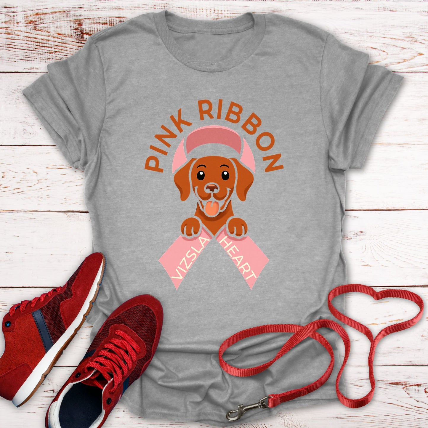 Pink Ribbon, Vizsla Heart: Fighting Together