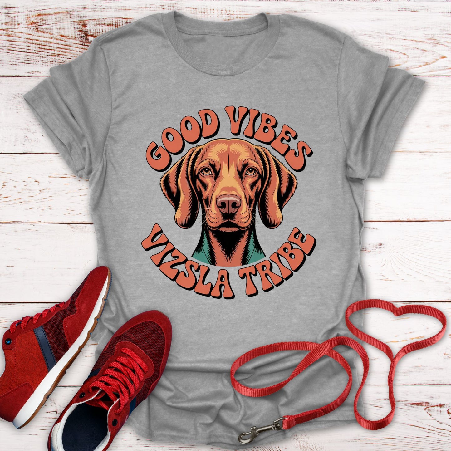 Good Vibes & Vizsla Tribe: Vintage Style Tee