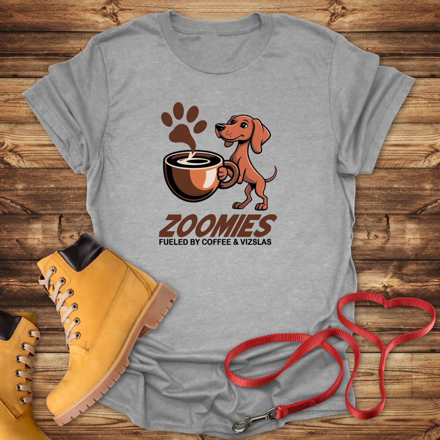 Zoomies: Fueled by Coffee and Vizsla Energy