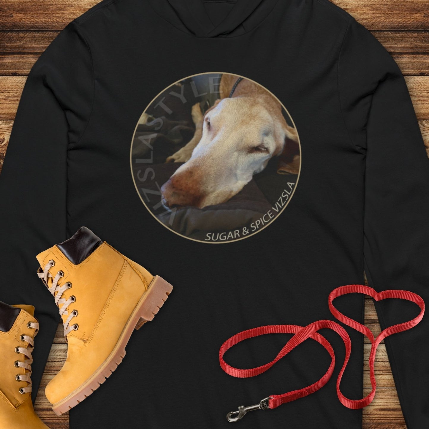 Sugar And Spice Vizsla  Hooded T-Shirt
