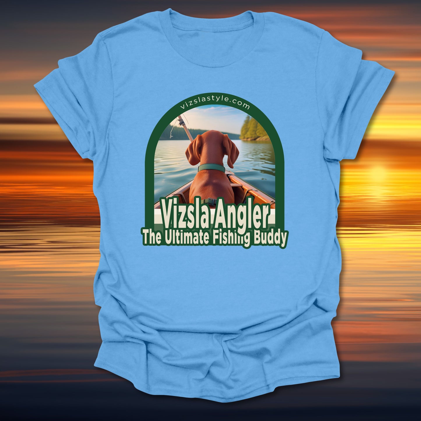 Vizsla Angler, The Ultimate Fishing Buddy! t-shirt