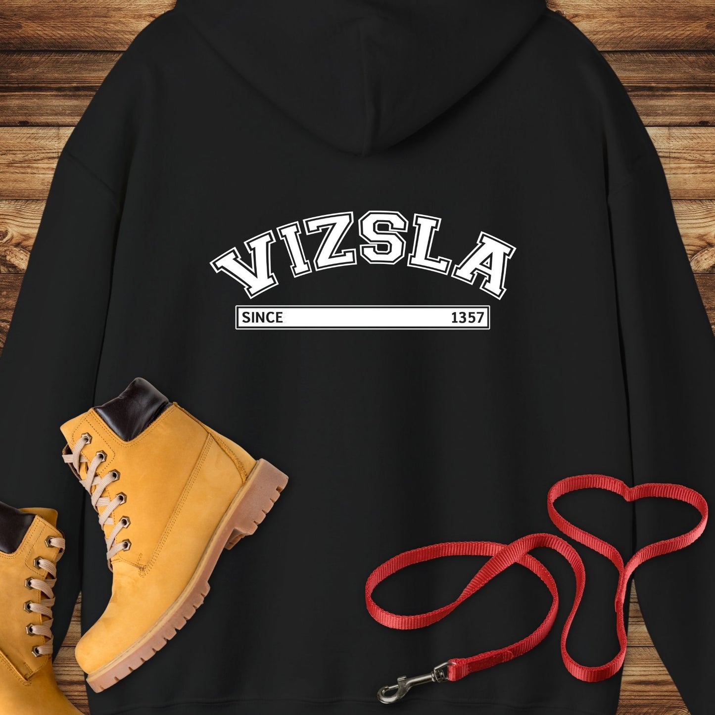 Vizsla Since 1357: Royal Hunting Legacy Hoodie Sweatshirt