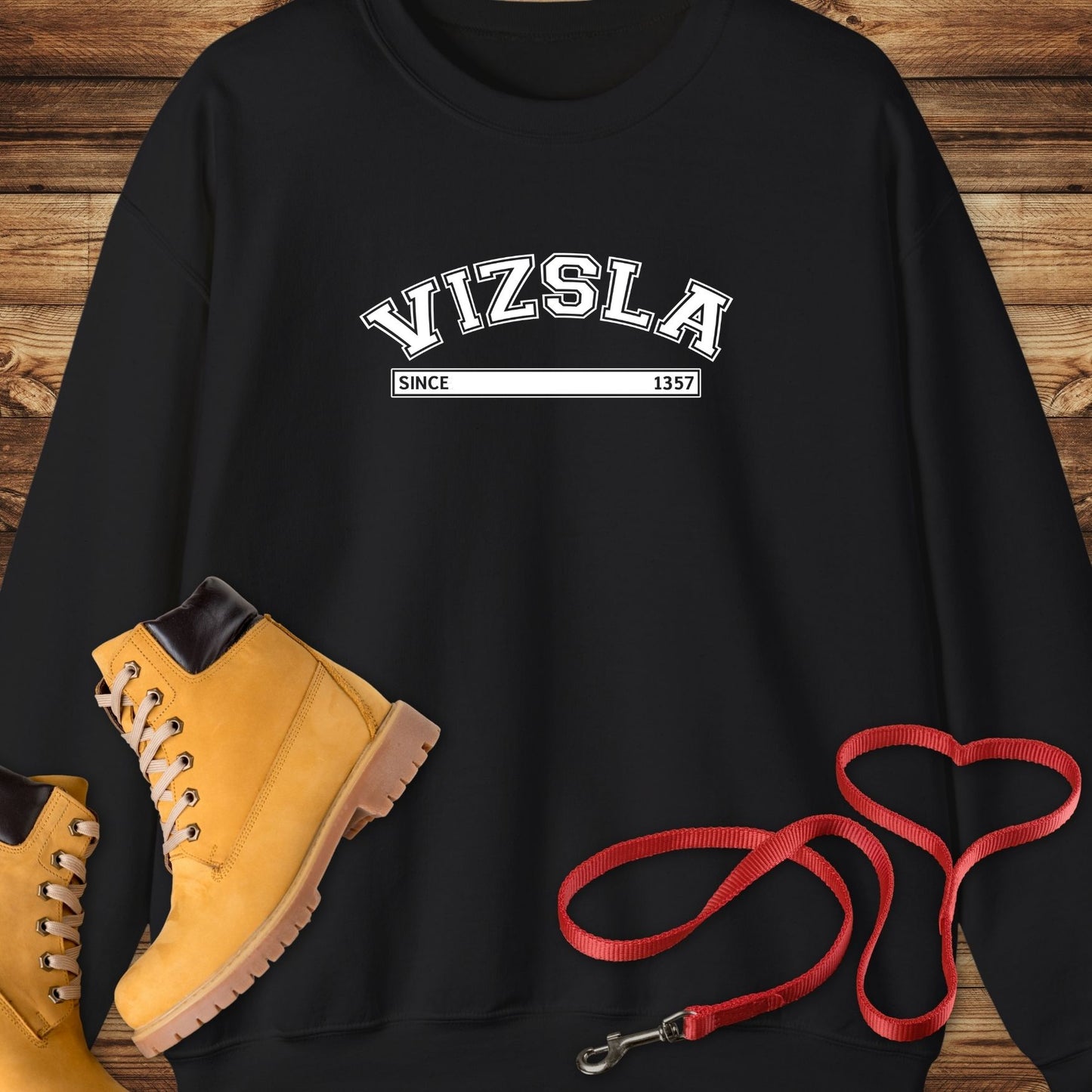 Vizsla Since 1357: Royal Hunting Legacy Crewneck Sweatshirt