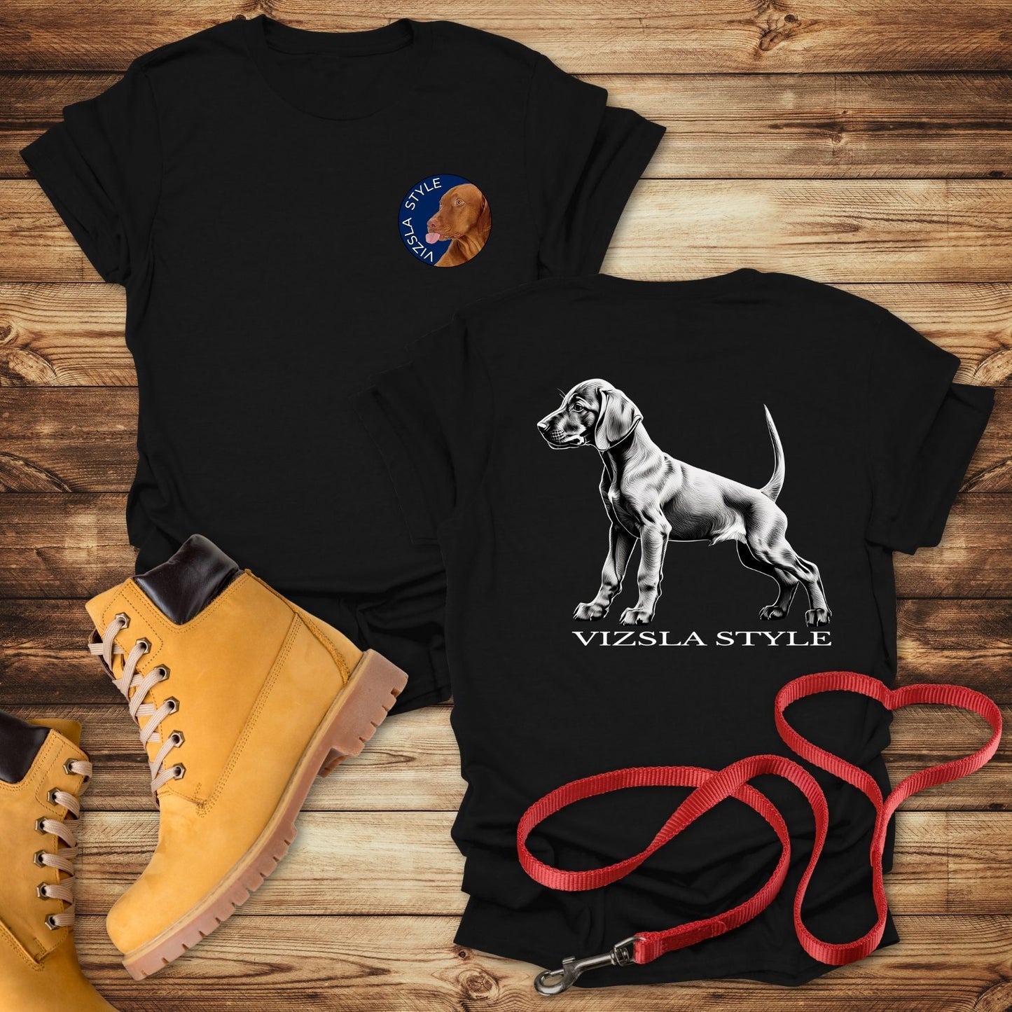 Vizsla Style Puppy T-Shirt - Double Sided