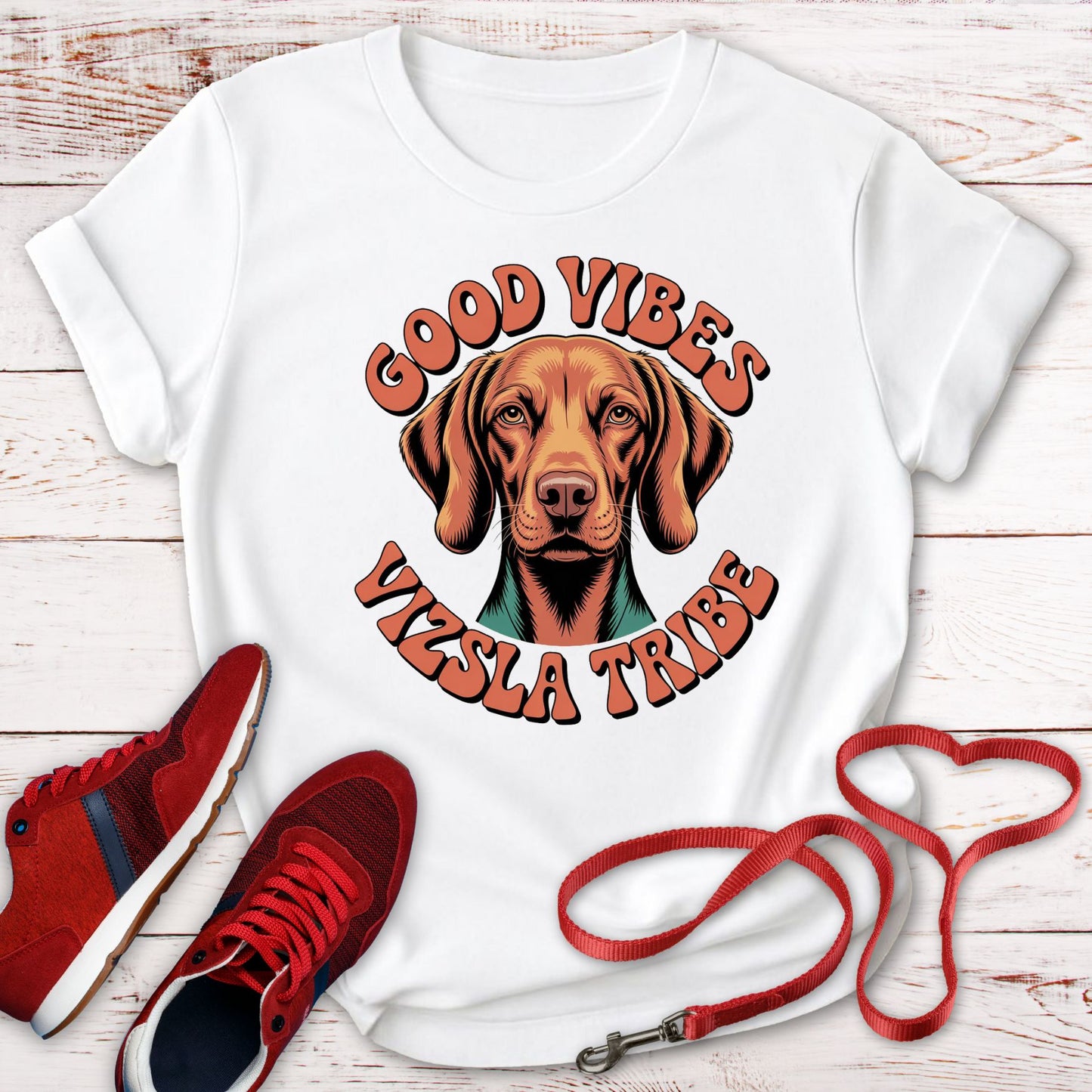 Good Vibes & Vizsla Tribe: Vintage Style Tee