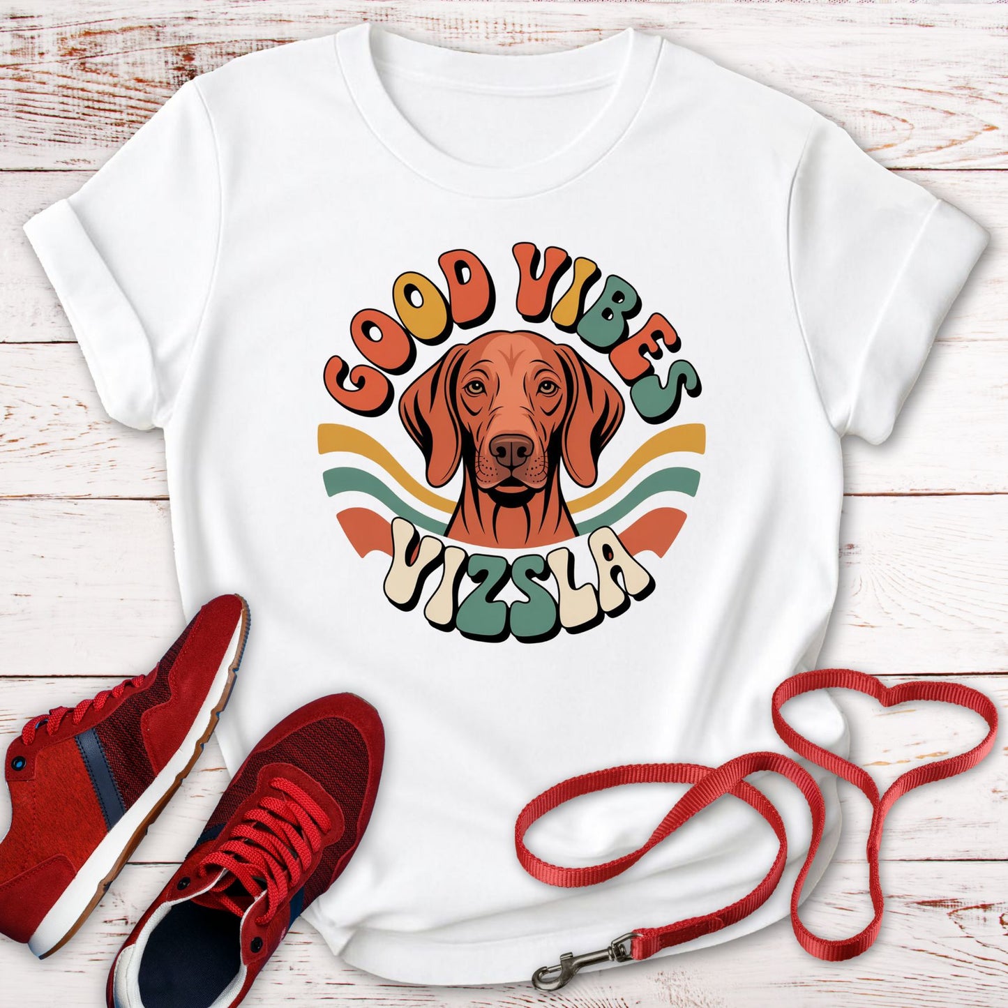 Good Vibes: That Cool Vizsla Look T-Shirt