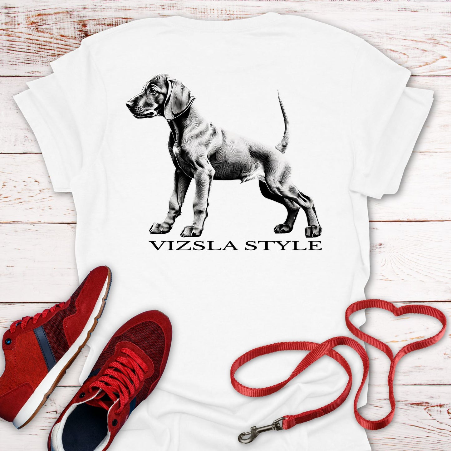 Vizsla Style Puppy T-Shirt - Double Sided