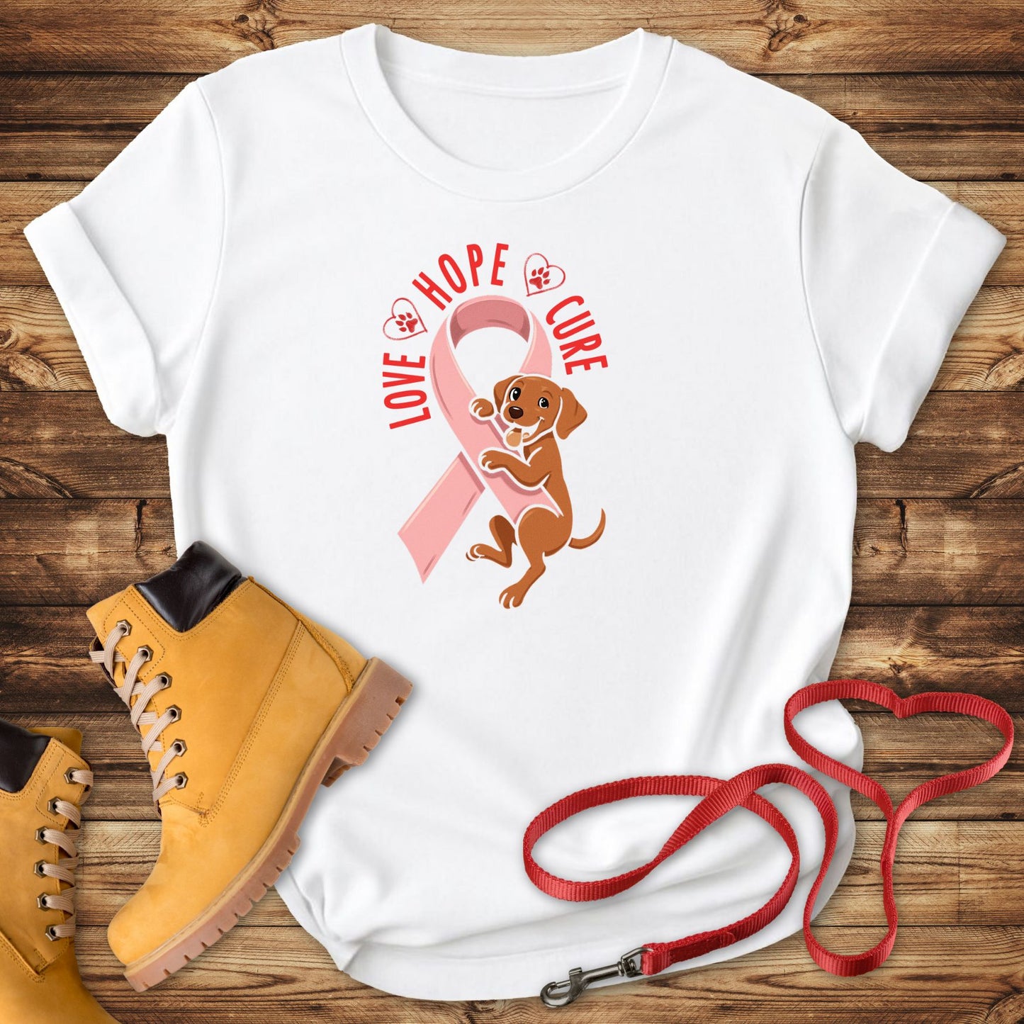 Hope, Love, and Vizsla Paws for the Cure