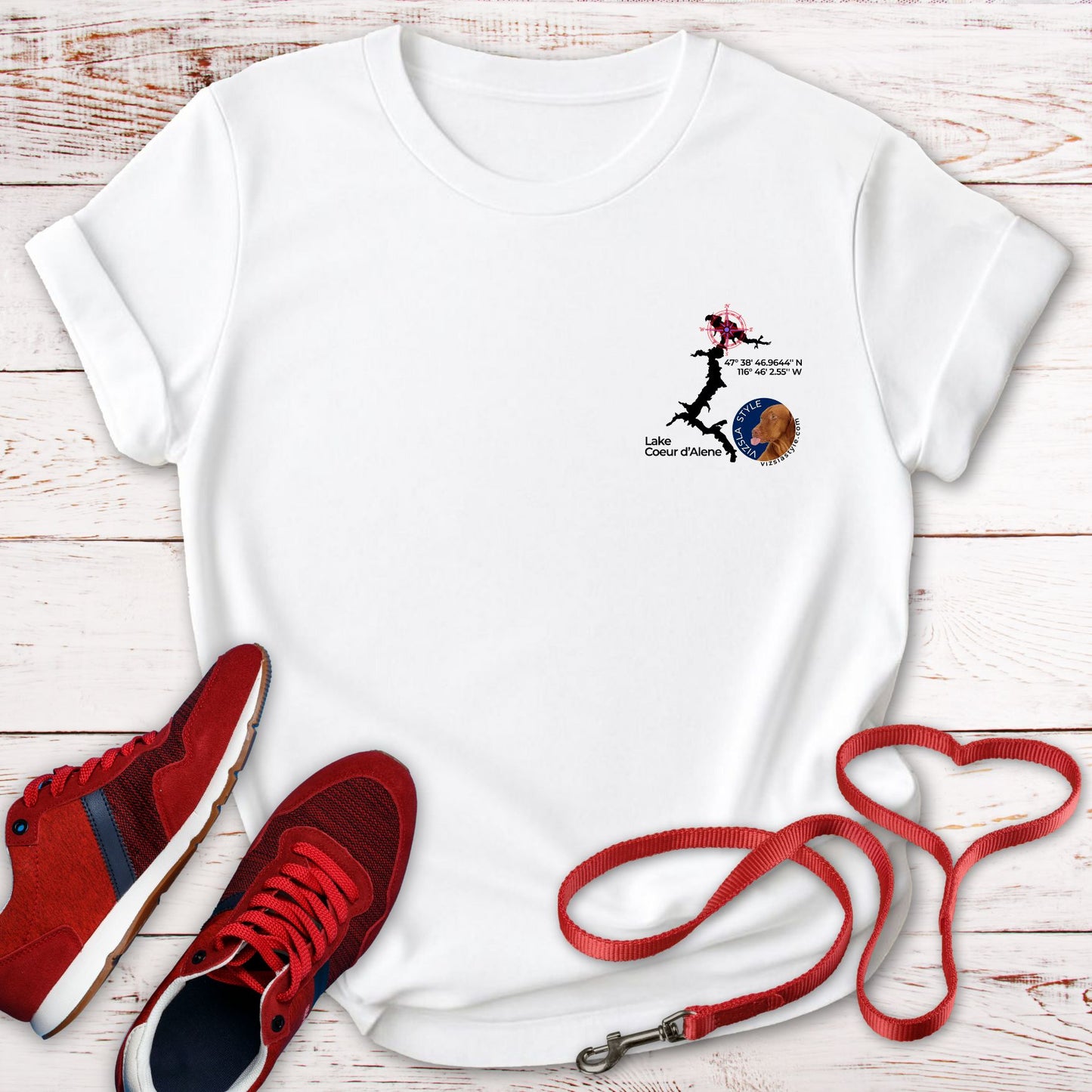 Lake CDA - Vizsla Style All Around Sports T-shirt