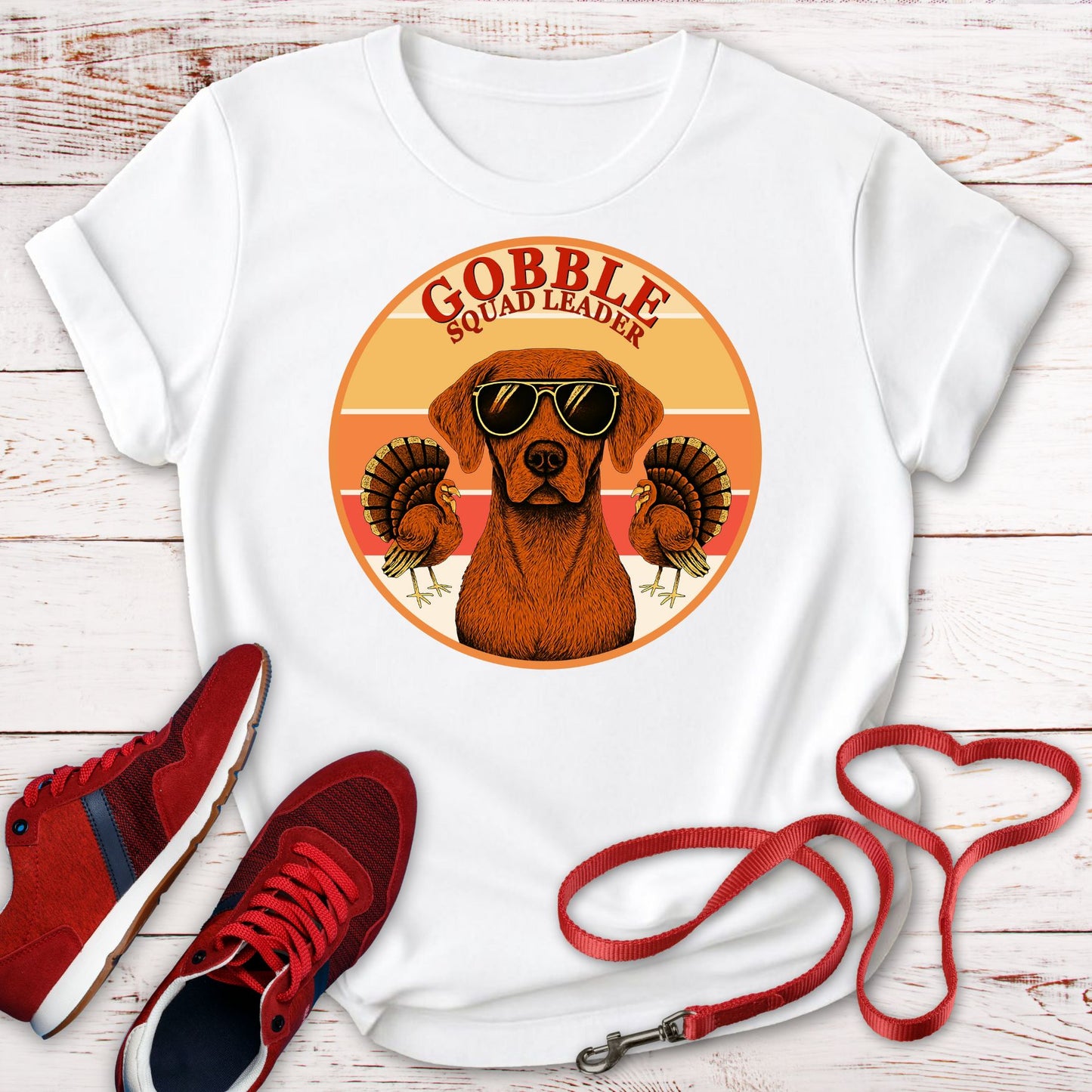 Gobble Squad Leader: Vizsla Thanksgiving Commander