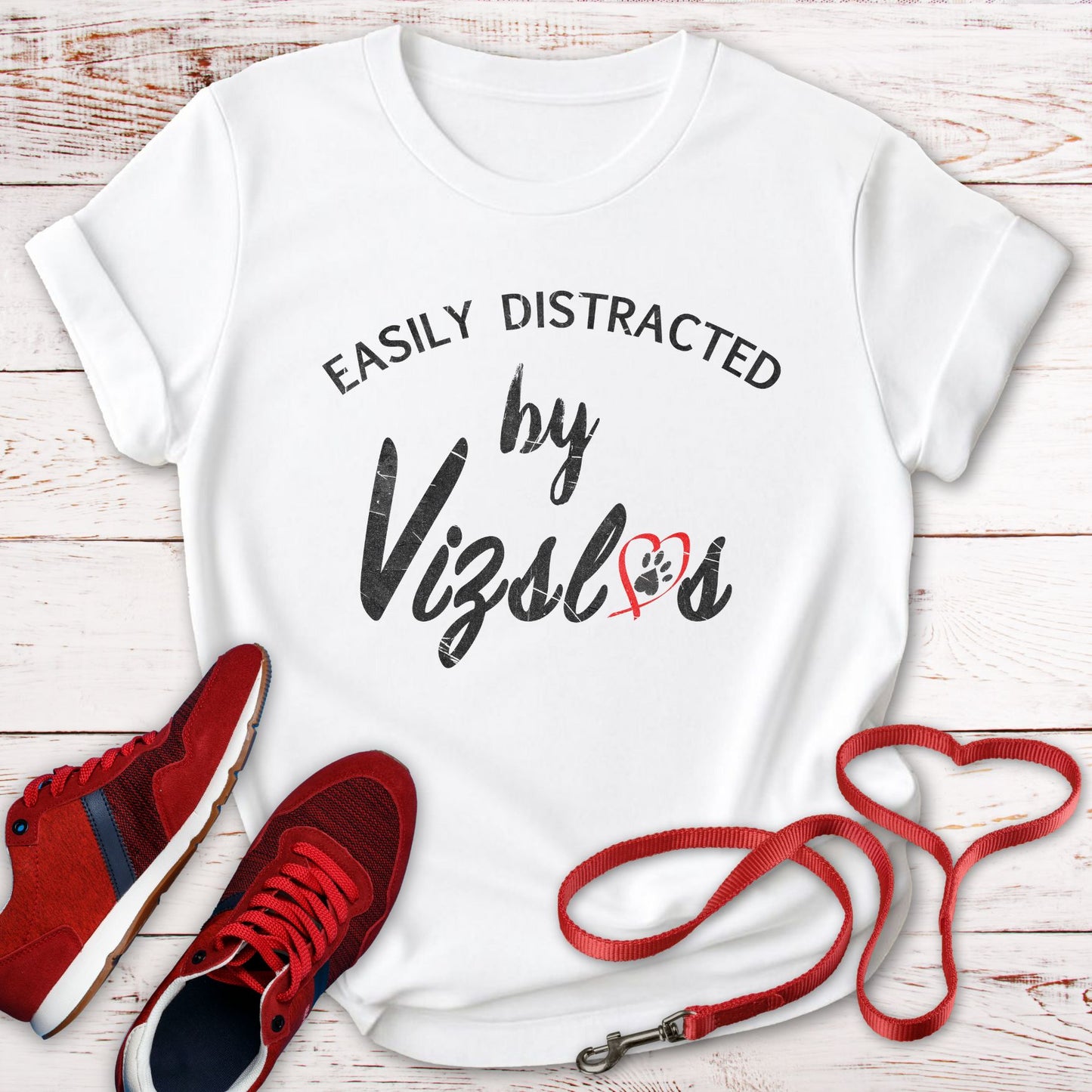 Easily Distracted By Vizslas T-Shirt