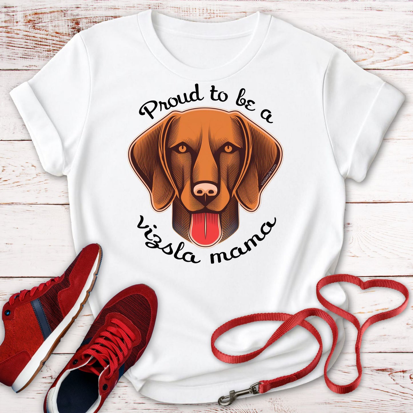Proud To Be A Vizsla Mama T-Shirt
