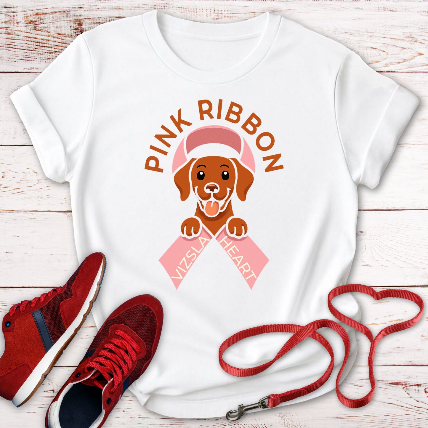Pink Ribbon, Vizsla Heart: Fighting Together