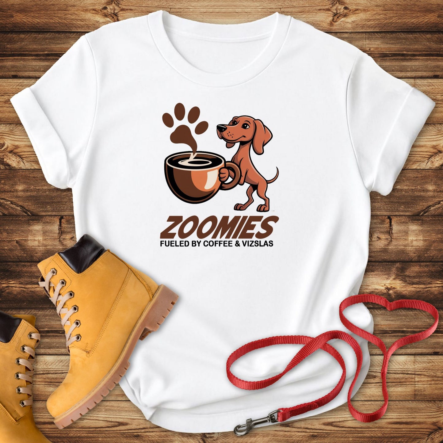 Zoomies: Fueled by Coffee and Vizsla Energy