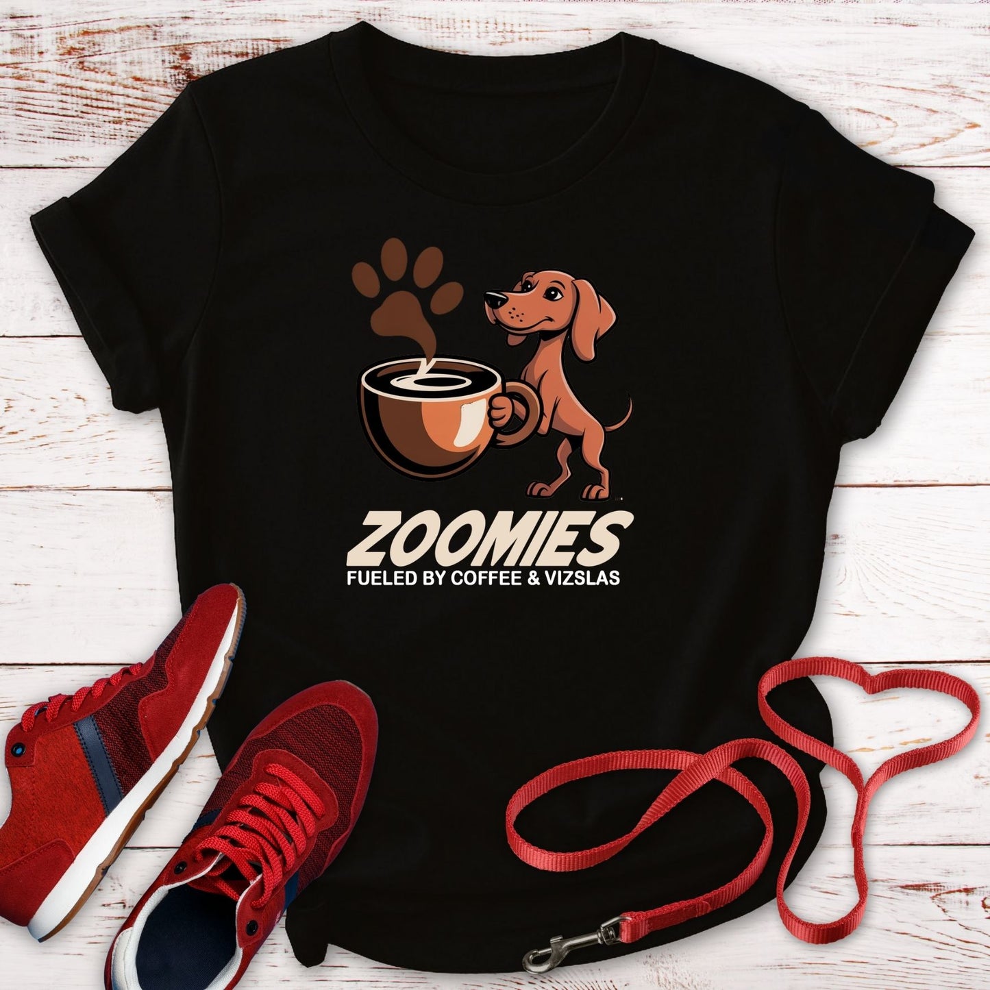 Zoomies: Fueled by Coffee and Vizsla Energy
