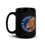 Vizsla Style Logo with Vizsla Puppy