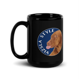 Vizsla Style Logo with Vizsla Puppy