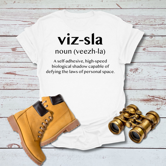 Vizsla Definition T-Shirt — "viz-sla | noun (veezh-la)" Dog Lover Tee