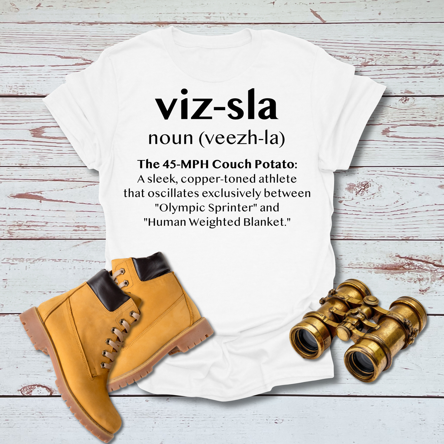 Vizsla Definition T-Shirt — "viz-sla | noun (veezh-la)" Dog Lover Tee