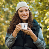 All About "T" Logo with Lake CDA Enamel Mug