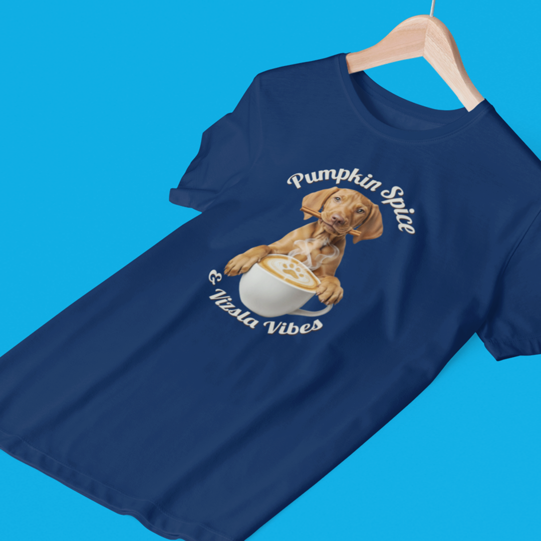 Pumpkin Spice Vizsla Shirt | Fall Dog Lover Tee