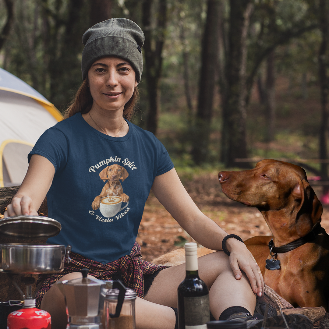 Pumpkin Spice Vizsla Shirt | Fall Dog Lover Tee