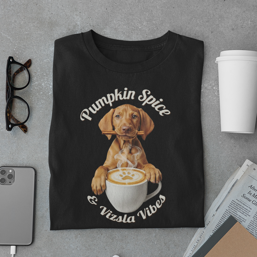 Pumpkin Spice Vizsla Shirt | Fall Dog Lover Tee