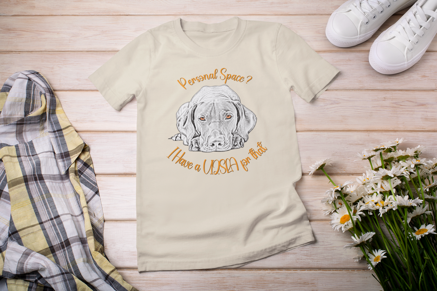 Vizsla Personal Space T-Shirt — "Personal Space? I Have A VIZSLA For That"