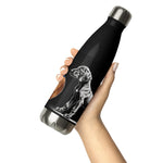 Vizsla Style Puppy w/ Logo - Stainless steel water bottle