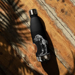 Vizsla Style Puppy w/ Logo - Stainless steel water bottle