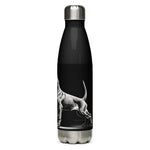 Vizsla Style Puppy w/ Logo - Stainless steel water bottle