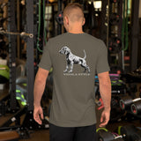 Vizsla Style Puppy w/ Light Text T-Shirt