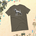 Vizsla Style Puppy w/ Light Text T-Shirt